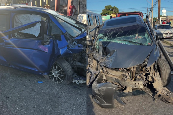 Woman and Child Escape Serious Injury After Alleged Reckless Overtaking Crash on Molynes Road